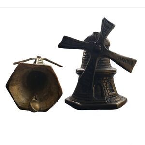 Vintage Brass Windmill Bell